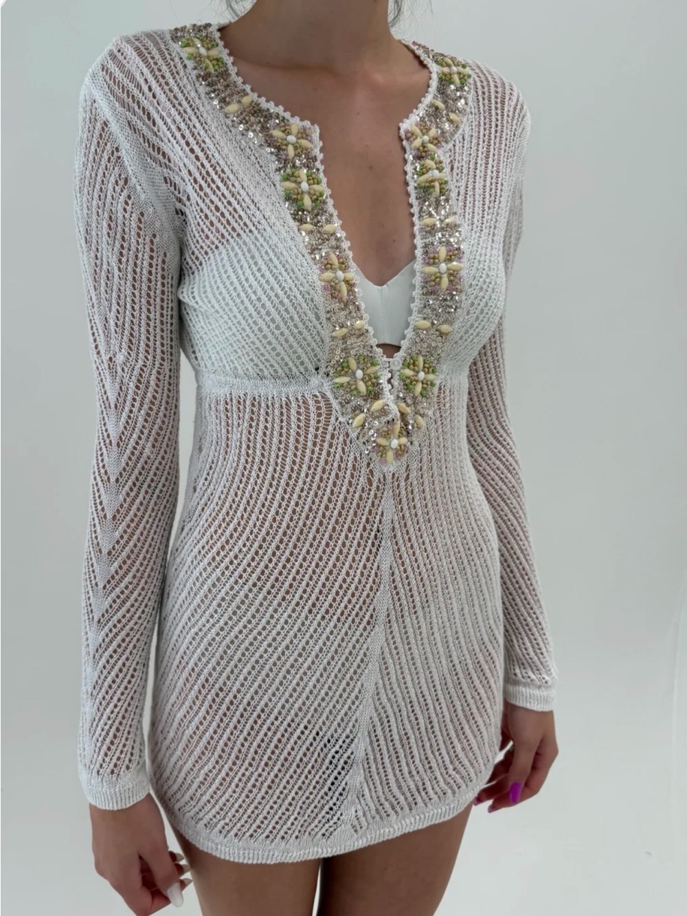 Victoria Secret Embellished beach cover up size S - Picture 5 of 5